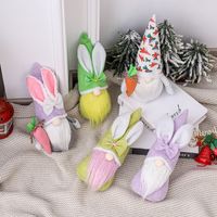 Easter Bunny Ear Faceless Doll Decorations Wholesale Nihaojewelry main image 2