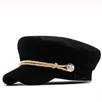 Autumn Solid Color Corduroy Octagonal Hat Wholesale Nihaojewelry main image 1