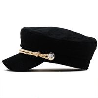 Autumn Solid Color Corduroy Octagonal Hat Wholesale Nihaojewelry main image 6