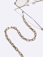 Fashion Simple Oval Thick Hollow Metal Glasses Chain Wholesale Nihaojewelry main image 4