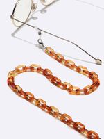 Fashion Simple Acrylic Amber U Glasses Rope Mask Chain Wholesale Nihaojewelryc main image 4