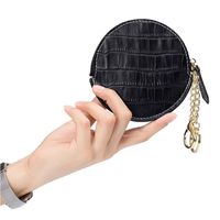 Multifunctional Leather Round Earphone Bag Coin Purse Wholesale Nihaojewelry main image 3