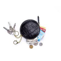 Multifunctional Leather Round Earphone Bag Coin Purse Wholesale Nihaojewelry main image 4
