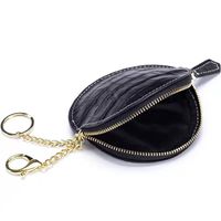 Multifunctional Leather Round Earphone Bag Coin Purse Wholesale Nihaojewelry main image 5