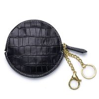 Multifunctional Leather Round Earphone Bag Coin Purse Wholesale Nihaojewelry main image 6
