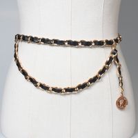Retro Coin Pendant Braided Waist Chain Wholesale Nihaojewelry main image 4