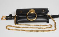 Fashion Metal Ring Buckle Chain Dual-use Waist Bag Wholesale Nihaojewelry main image 5