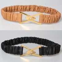 Fashion Solid Color Metal Triangle Arrow Hook Buckle Belt Wholesale Nihaojewelry main image 1