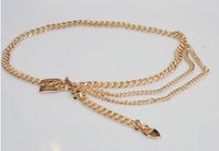 Metal Pendant Pin Buckle Thick Waist Chain Belt Wholesale Nihaojewelry main image 4