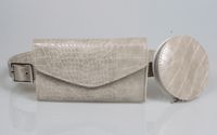 Fashion Geometric Round Rectangle Solid Color Double Waist Bag Wholesale Nihaojewelry main image 3