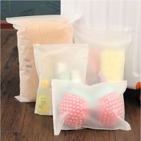 Korean Translucent Waterproof Underwear Clothing Finishing Ziplock Bag Wholesale Nihaojewelry sku image 2