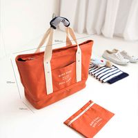 Simple Letter Printing Multifunctional Clothes Shoes Large-capacity Storage Bag Wholesale Nihaojewelry sku image 5
