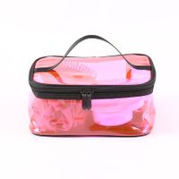 Simple Visual Transparent Cosmetic Bag Wholesale Nihaojewelry sku image 12