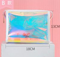 Fashion Fog Light Gradient Laser Letter Cosmetic Bag Wholesale Nihaojewelry sku image 4