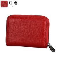 Anti-theft Swiping Portable Leather Card Bag Wholesale Nihaojewelry sku image 4