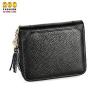 Anti-theft Swiping Portable Leather Card Bag Wholesale Nihaojewelry sku image 14