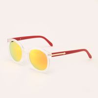 Polarized Round Rivet Blue Frame Sunglasses Wholesale Nihaojewelry sku image 5