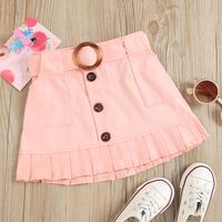 Children's Lace Sleeve Pit Strip Pullover Ruffled Short Shirt Suit Wholesale Nihaojewelry sku image 1