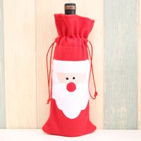 Christmas Santa Claus Red Wine Bottle Bag Wholesale Nihaojewelry sku image 1