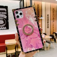 Retro Marble Pattern Bracket Mobile Phone Case Wholesale Nihaojewelry sku image 1