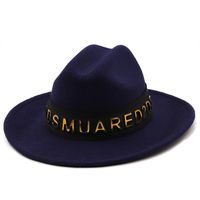 Chapeau Haut De Forme Jazz En Laine Cowboy En Gros Nihaojewelry sku image 2