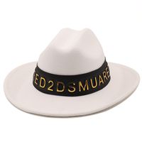 Cowboy Woolen Jazz Top Hat Wholesale Nihaojewelry sku image 4