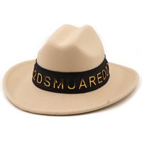 Cowboy Woolen Jazz Top Hat Wholesale Nihaojewelry sku image 6