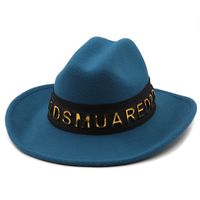 Cowboy Woolen Jazz Top Hat Wholesale Nihaojewelry sku image 10