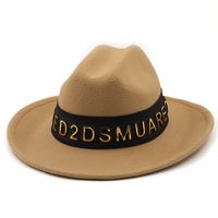 Chapeau Haut De Forme Jazz En Laine Cowboy En Gros Nihaojewelry sku image 13