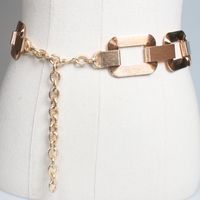 Fashion Geometric Interlocking Metal Chain Pendent Belt Wholesale Nihaojewelry sku image 1