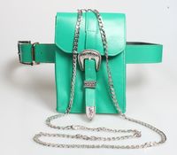 New Multi-function Carved Buckle Long Chain Waist Bag Wholesale Nihaojewelry sku image 2