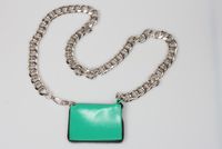 Thick Iron Chain Decorative Mini Pu Chest Bag Wholesale Nihaojewelry sku image 1