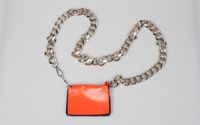 Thick Iron Chain Decorative Mini Pu Chest Bag Wholesale Nihaojewelry sku image 4