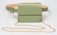Fashion Decorative Long Chain Solid Color Small Waist Bag Wholesale Nihaojewelry sku image 1