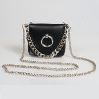 New Metal Ring Thick Chain Dual Purpose Coin Purse Wholesale Nihaojewelry sku image 1