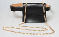 Fashion Decorative Long Chain Solid Color Small Waist Bag Wholesale Nihaojewelry sku image 2