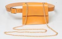 Fashion Decorative Long Chain Solid Color Small Waist Bag Wholesale Nihaojewelry sku image 4