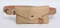 Fashion Snake Pattern Metal Letter Pendent Waist Bag Wholesale Nihaojewelry sku image 4
