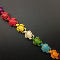 Colorful Popcorn Turquoise Cross Star Starfish Tortoise Diy Beads Material Wholesale Nihaojewelry main image 5