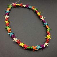 Colorful Popcorn Turquoise Cross Star Starfish Tortoise Diy Beads Material Wholesale Nihaojewelry main image 4