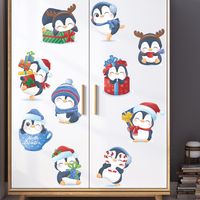 New Cartoon Little Penguin Glass Window Door Wall Sticker Wholesale Nihaojewelry main image 5