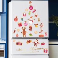 New Xmas005 Christmas Children's Room Cartoon Candy Wall Glazing Plate Glass Decorative Wall Sticker main image 3