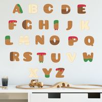Christmas Cookies 26 English Letters Children's Bedroom Decoration Wall Sticker Wholesale Nihaojewelry main image 1
