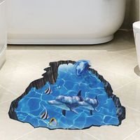 New Underwater World Whale Children's Bedroom Floor Sticker Wholesale Nihaojewelry main image 3