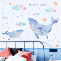 New Dreamy Whale Clouds Constellations Home Decoration Wall Stickers Wholesale Nihaojewelry main image 5
