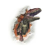 New Broken Wall Fierce Tyrannosaurus Rex Dekoration Aufkleber Großhandel Nihaojewelry main image 6
