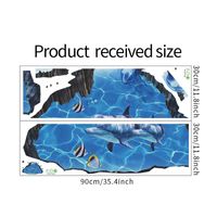 New Underwater World Whale Children's Bedroom Floor Sticker Wholesale Nihaojewelry sku image 1