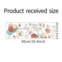 New Fx-d240 Bunny Balloon Flower Children's Bedroom Hallway Wall Beautifying Decorative Wall Sticker Self-adhesive sku image 1