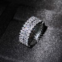 Ring Cross-border Sources Of Inlaid Zircon Ring Creative Fashion Foreign Trade Jewelry sku image 2