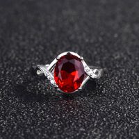 Imitation Natural Ruby Necklace Fashion Luxury High-end Jewelry Bracelet Earrings Ring Pendant main image 4